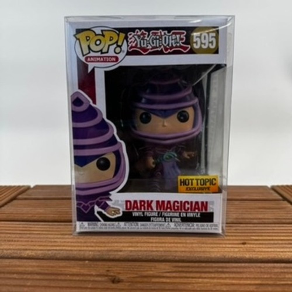 Funko Pop Yu Gi Oh Dark Magician 595 Hot Topic Exclusive Vinyl Figure In Case